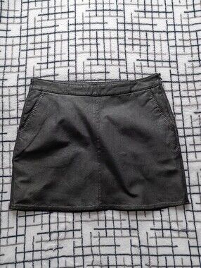 Rezrekshn 100% Leather Women's Size 4 Esther Chen Mini Skirt 0 FLAWS